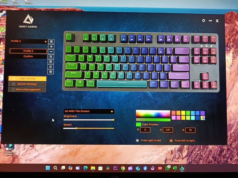 AUKEY KMG14 RGB TKL MECHANICAL KEYBOARD 10