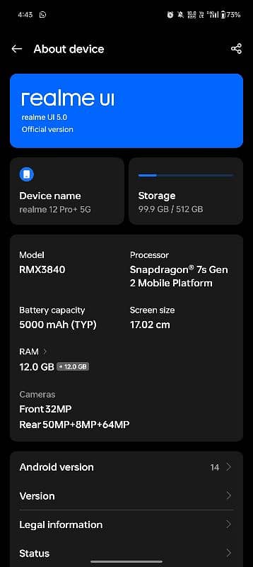 Realme 12 Pro Plus 512gb 4