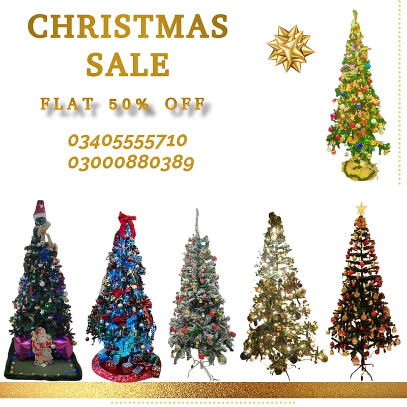 Christmas tree 3 ft to 10 ft available contact O340/55-55-7IO 0