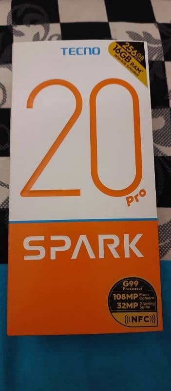 Tecno Spark 20 Pro Full warranty 2