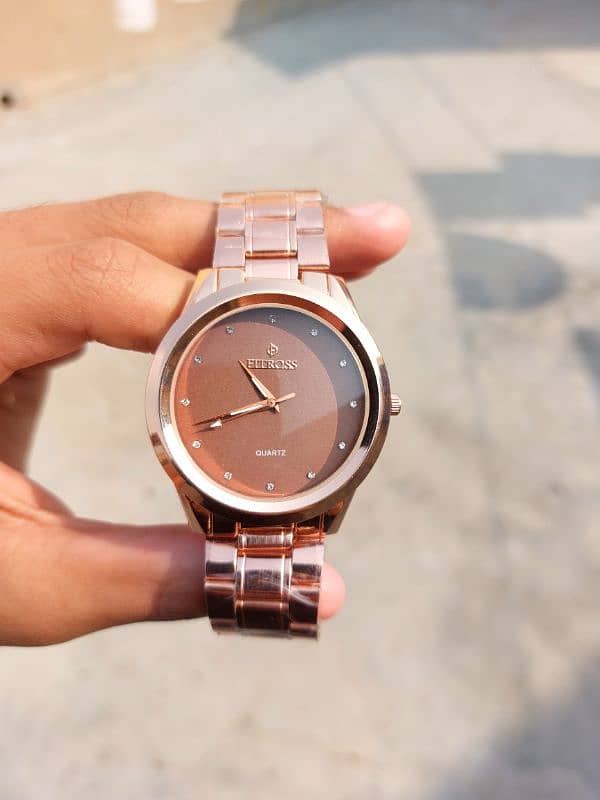 Fitross copper colour watch 1