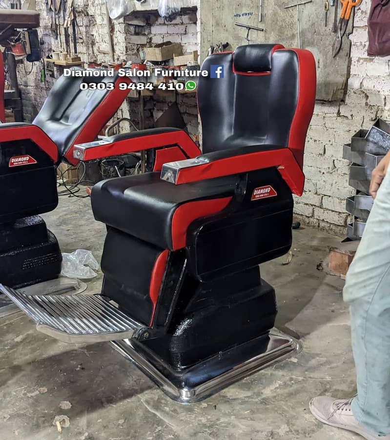 Saloon chair / Barber chair/Cutting chair/Shampoo unit 19