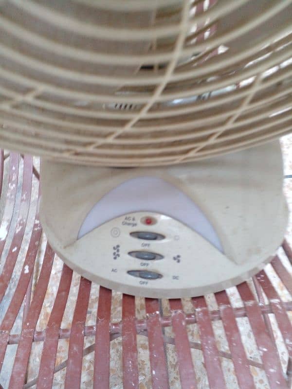 SOGO TABLE FAN AC/DC CHARGING FAN IN A VERY REASONABLE PRICE 1