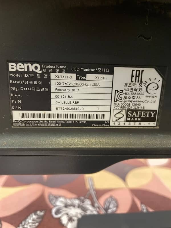 BENQ ZOWIE 24Inch 144Hz 8