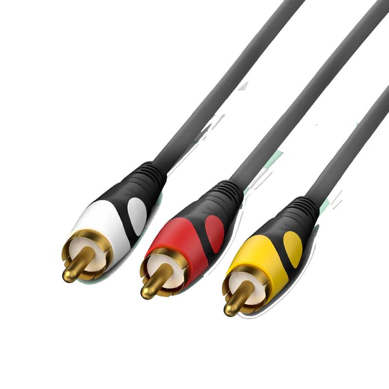 AUDIO VIDEO AV CABLES (High Quality) 5 Meter 0