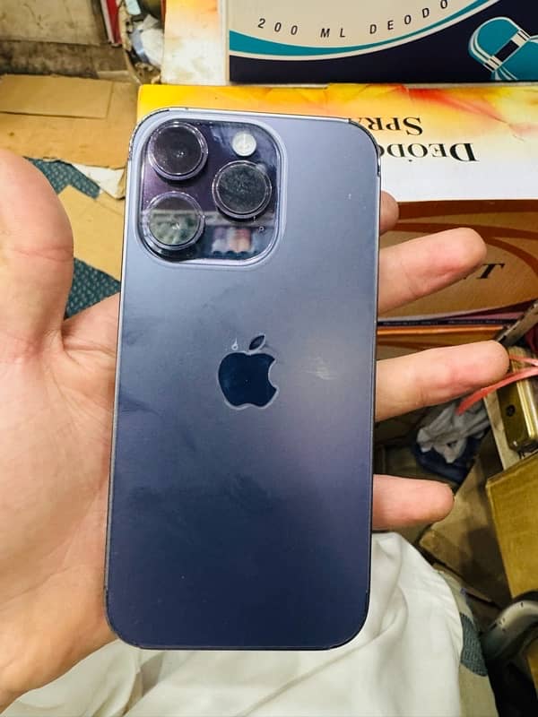 condition 10/9 iphone 14 pro non pta jv 128 Gb 0