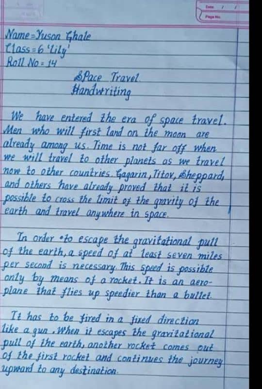 handwriting assignment - Education Jobs - 1095841534