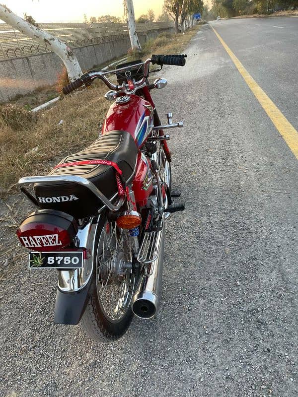 HONDA 125 2021 saaf condition 7