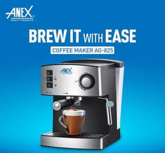 Coffee Maker Machine Deluxe Model AG-825 BRAND NEW