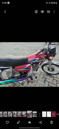 Slightly Used Honda 125 Lush Condition