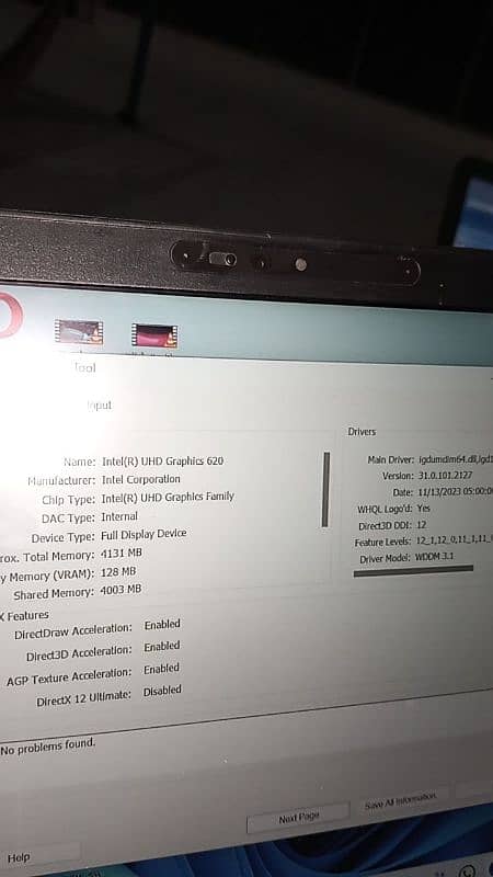 Dell Latitude 5400 i5 8th touch screen 9