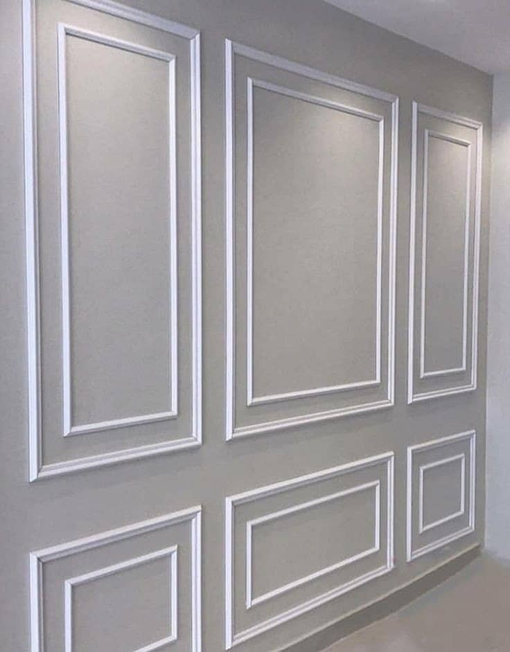 pvc wall/wall moulding/wall decor/wall art/French wall panel moulding 2