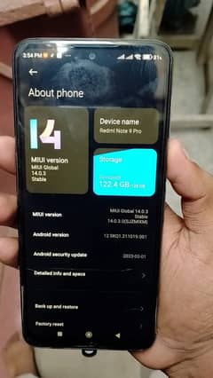 Redmi note 9 pro box or mobile 6+2/128 gb