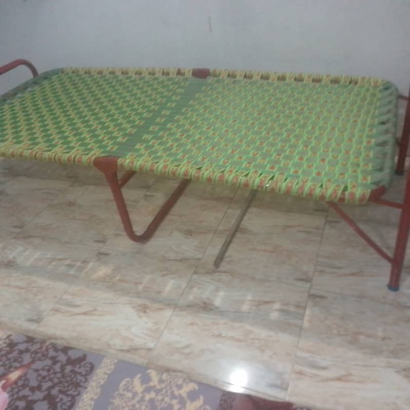 Single iron folding bed(palang) 4