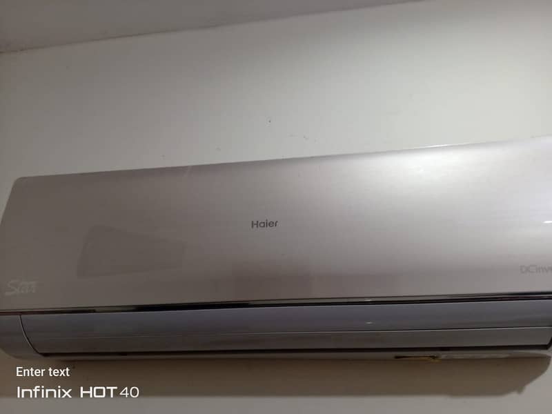 Haier A c good condition inverter 1.5 to for sale 7