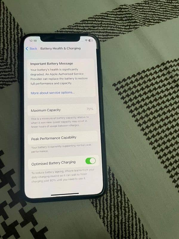 Iphone X 256 GB with box only official PTA approved. 1