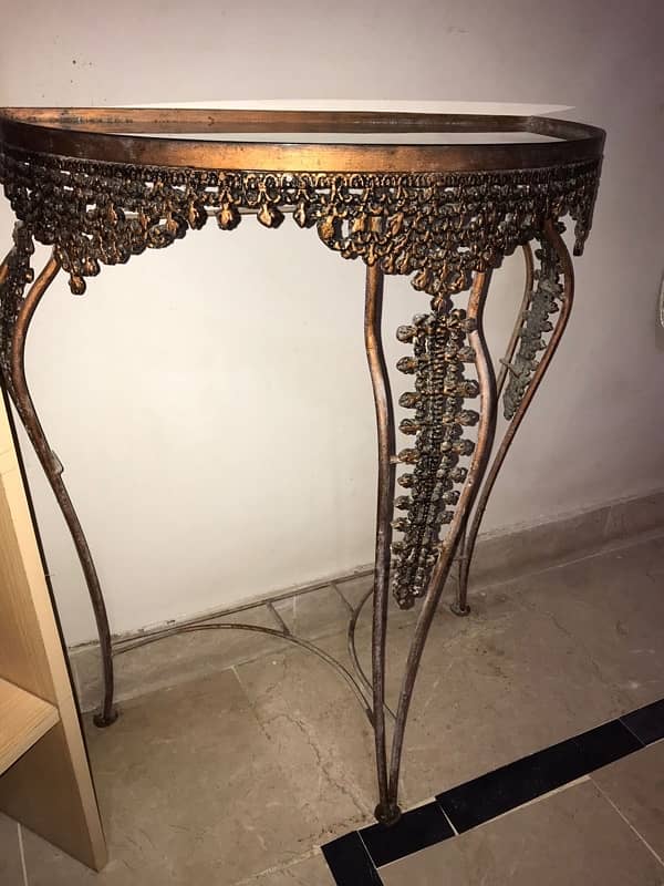 Antique style iron rod dressing table 3