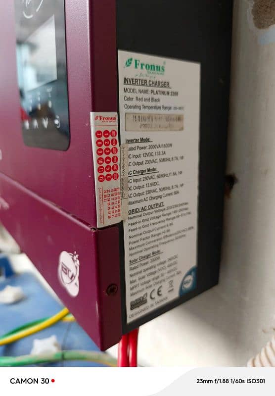 Fronus Inverter  PV 2200 Model 1