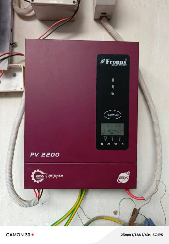 Fronus Inverter  PV 2200 Model 6