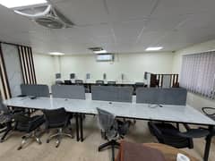 Full furnished office for rent software & it 800sqft in shahar e Faisal.