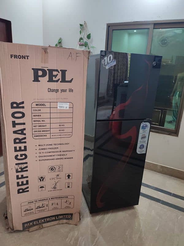 Pel fridge for urgent sale brand new box pack Mirror Glass 0