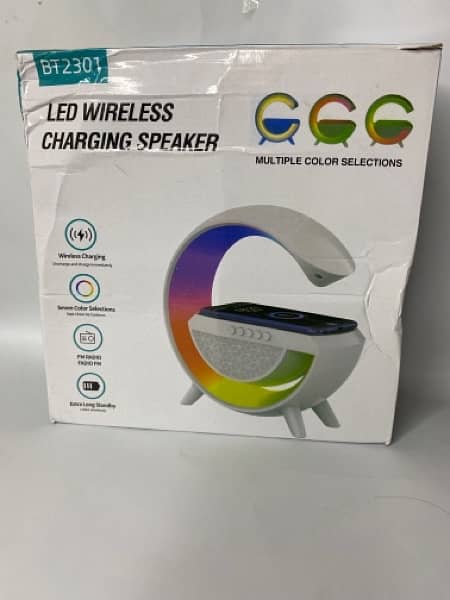 G-Shaped Wireless Charger With RGB Light 0