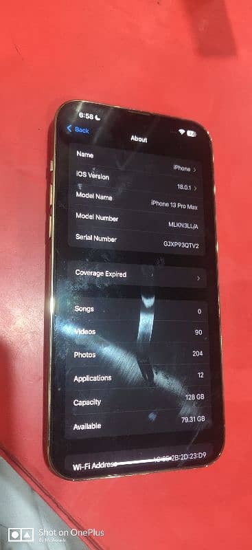 iphone 13 pro max 128gb Non pta jv 1