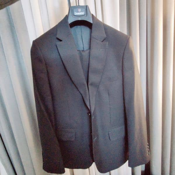 Uniworth 2 Piece Men's Suit Black Color 0