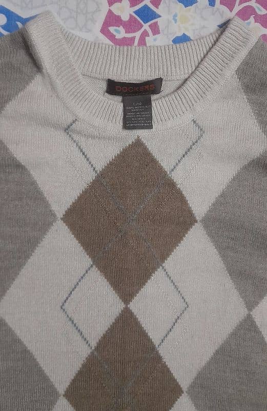 DOCKERS Cardigan sweater shirt 12