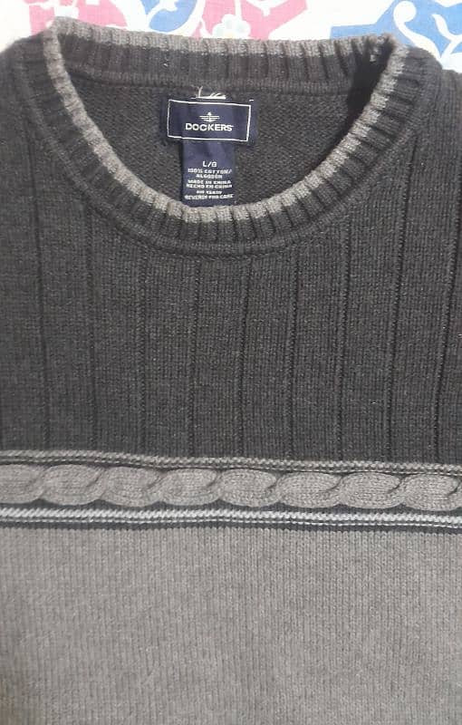 DOCKERS Cardigan sweater shirt 14