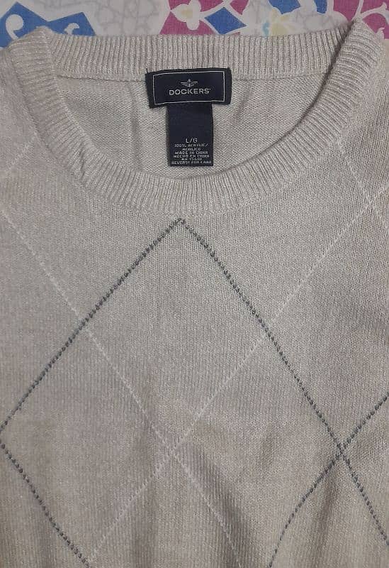 DOCKERS Cardigan sweater shirt 16