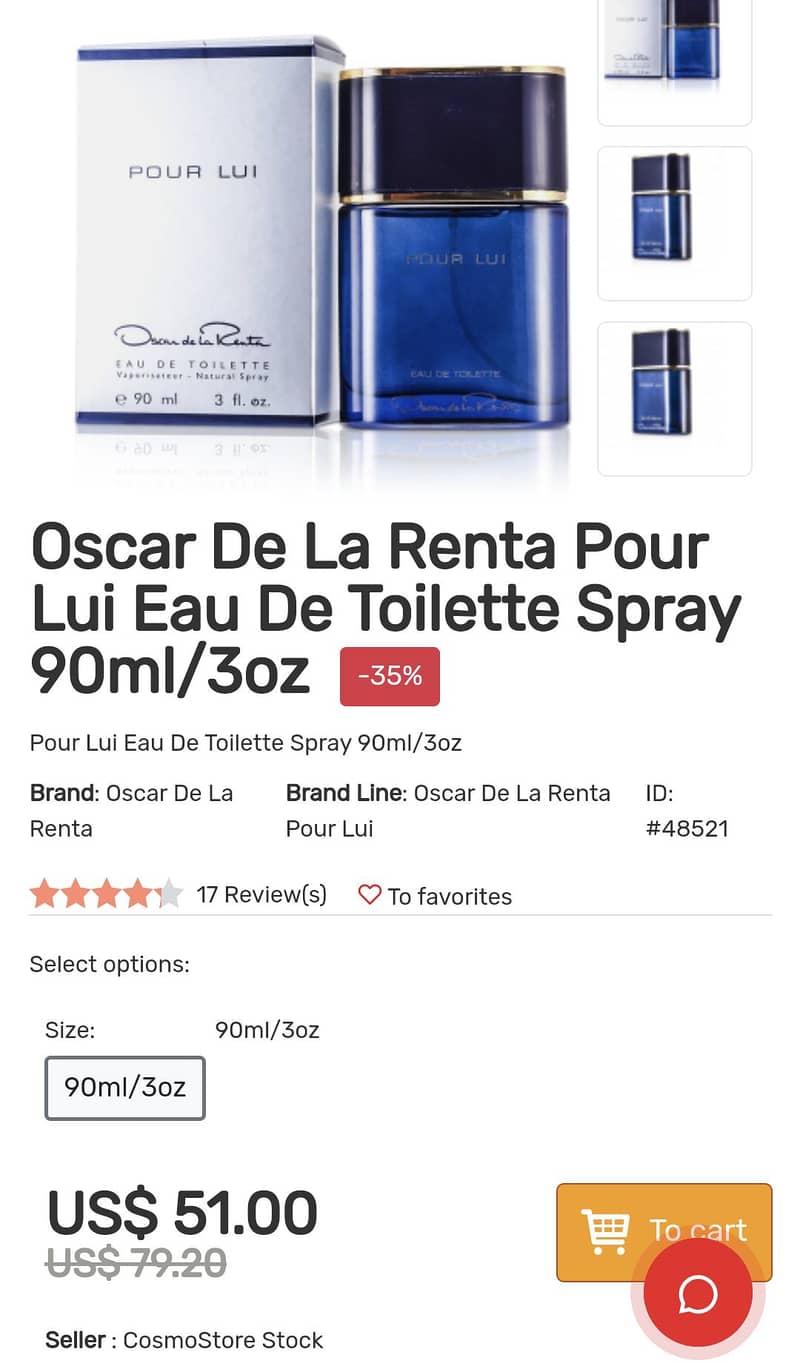 Pour Lui Orgninal Perfume 3