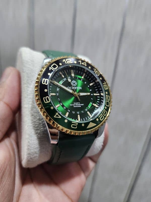 100% Original New Ochstin Watch (Imported) Unique Green 0