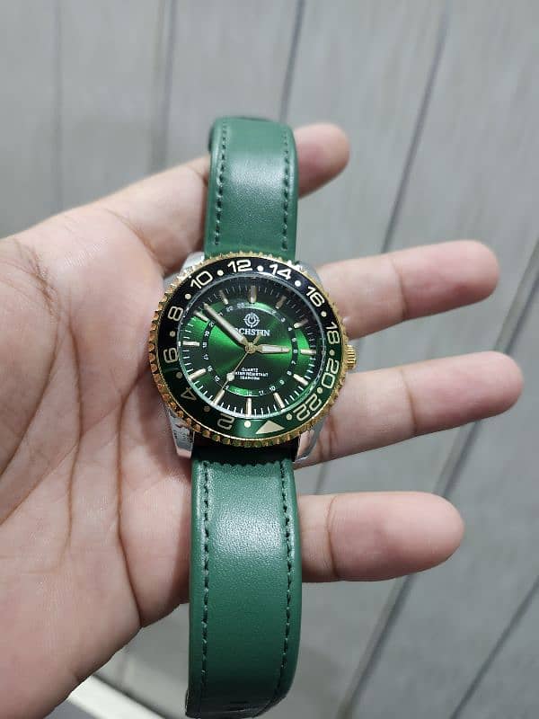 100% Original New Ochstin Watch (Imported) Unique Green 5