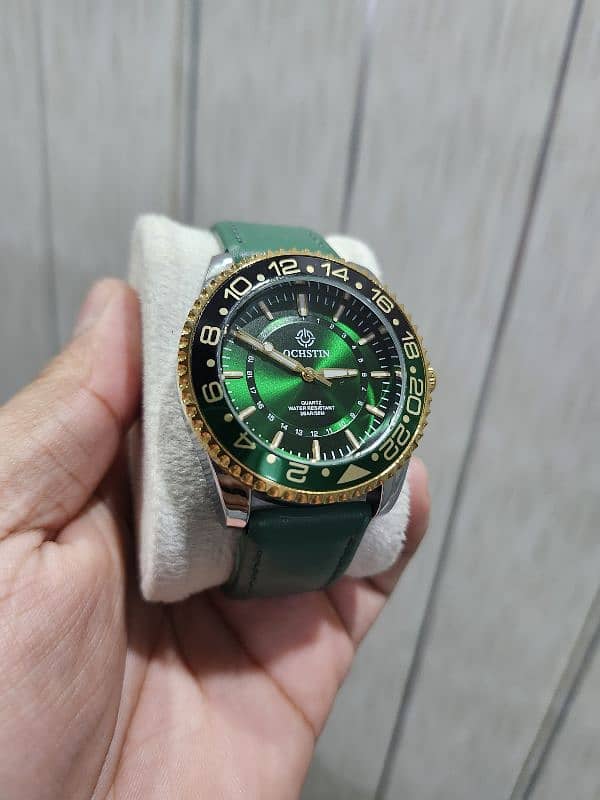 100% Original New Ochstin Watch (Imported) Unique Green 1