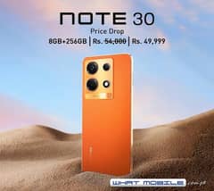 Infinx note 30 8gb 256 gb