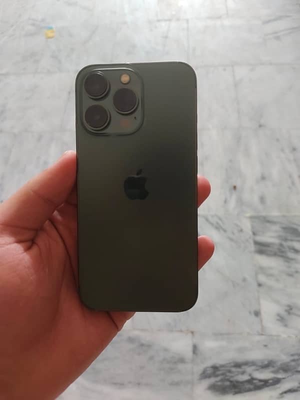 iPhone 13 Pro Alpine green colour 128gb JV LLA model 85% B/H 5