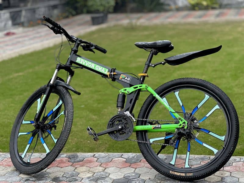 Land Rover Dual Shocks Foldable Cycle 1