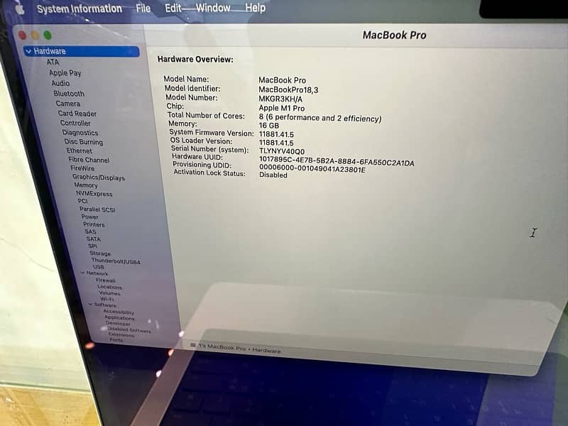 10/10 Macbook Pro 14 inch m1 16 gb + 512 gb 3