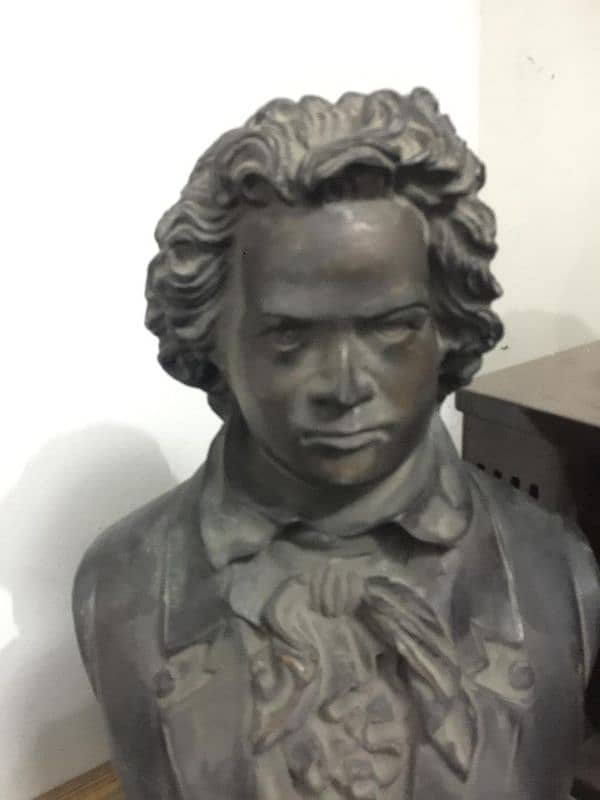 Antique statue bronze Beethoven 3