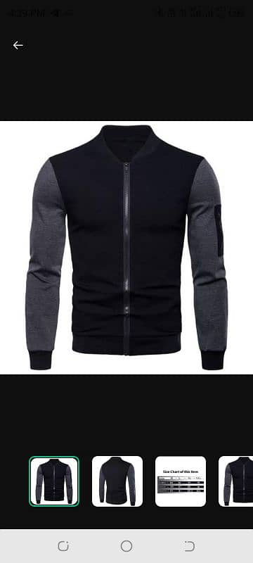 Men;s black jacket 0