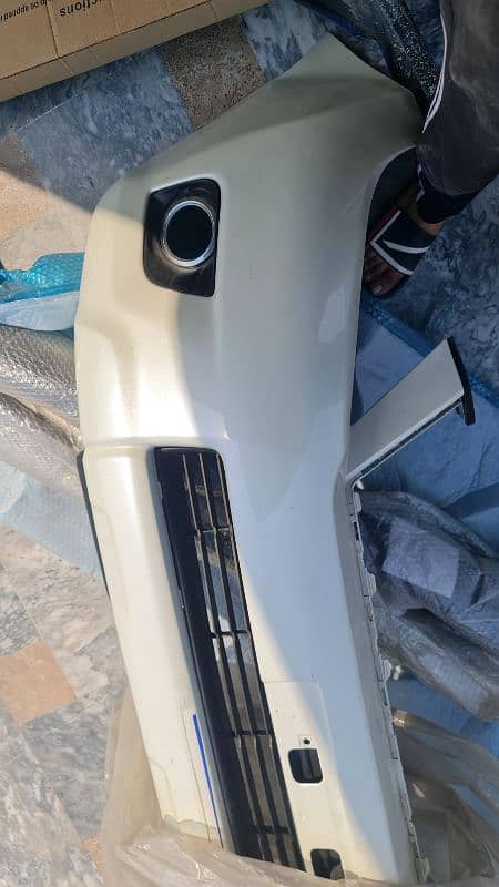 toyota prado front bumper and grill 2