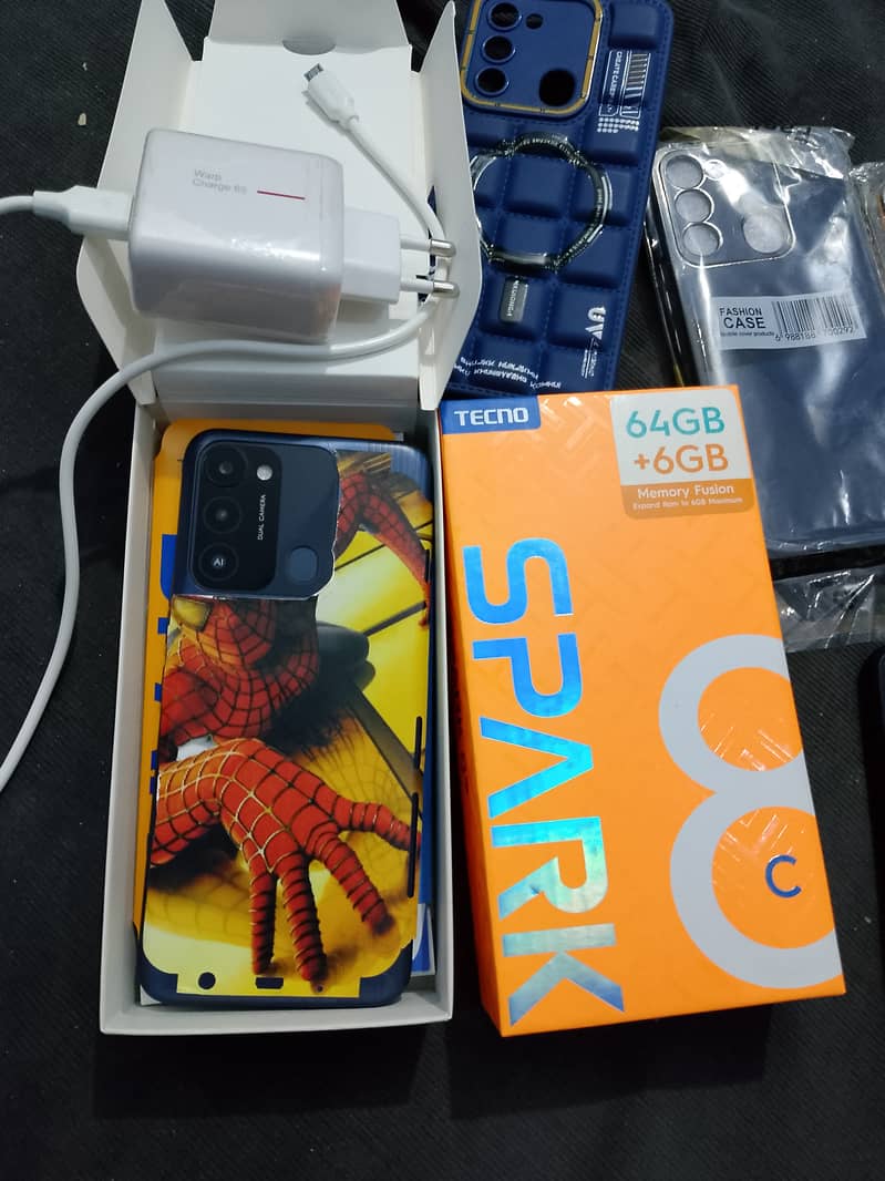 Tecno spark 8c 3+1  4gb ram 64 gb rom 8