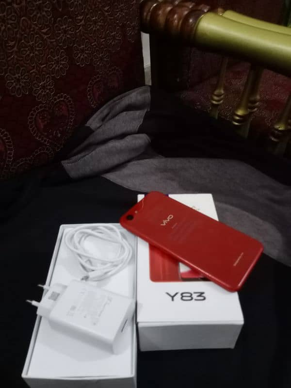 vivo y83 6gb 128gb with box charge fnllll 0