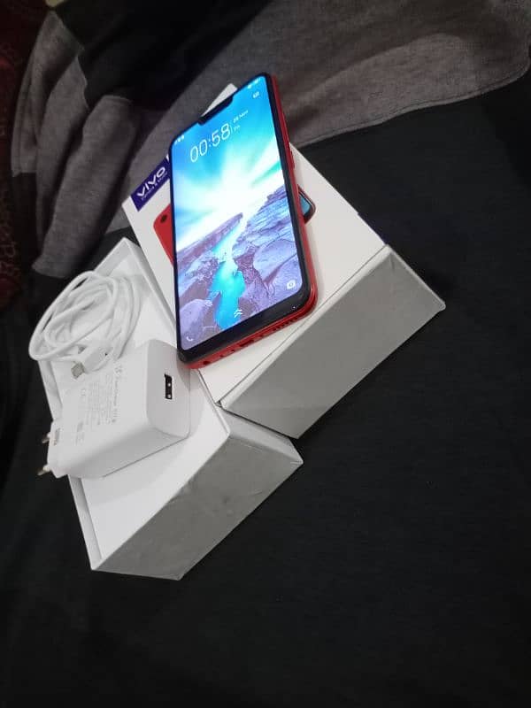 vivo y83 6gb 128gb with box charge fnllll 2