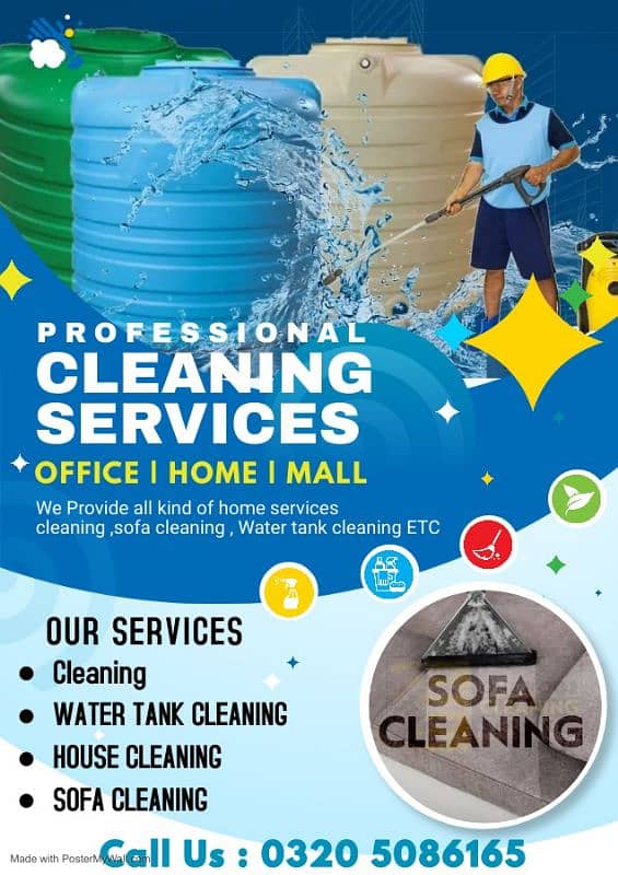 Roof & Under Ground Water Tank Cleaning/Sofa Carpet Cleaning 5