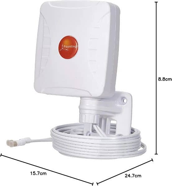 Poynting 617-3800 MHz 3.5dBi Omni Directional 2X2 LTE MIMO Antenna 3