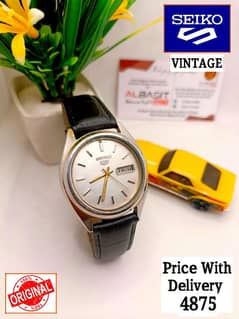 SEIKO 5 CITIZENS ORIENT AUTOMATIC MEN WRIST WATCH 03161737353