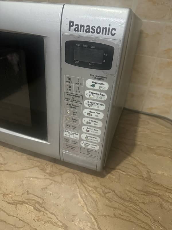 Panasonic german inverter microwave cooking mode 4