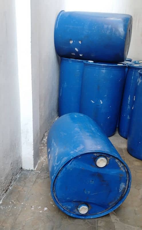 210-Liter Plastic Drum for Sale 0